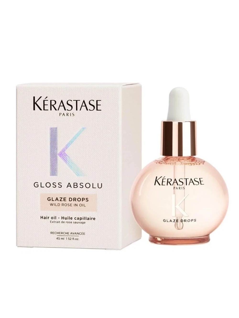 kerastase gloss absolu glaze drops anti-frizz hair oil